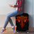 Flame Skull Luggage Cover SKull Face Inside Me - Wonder Print Shop