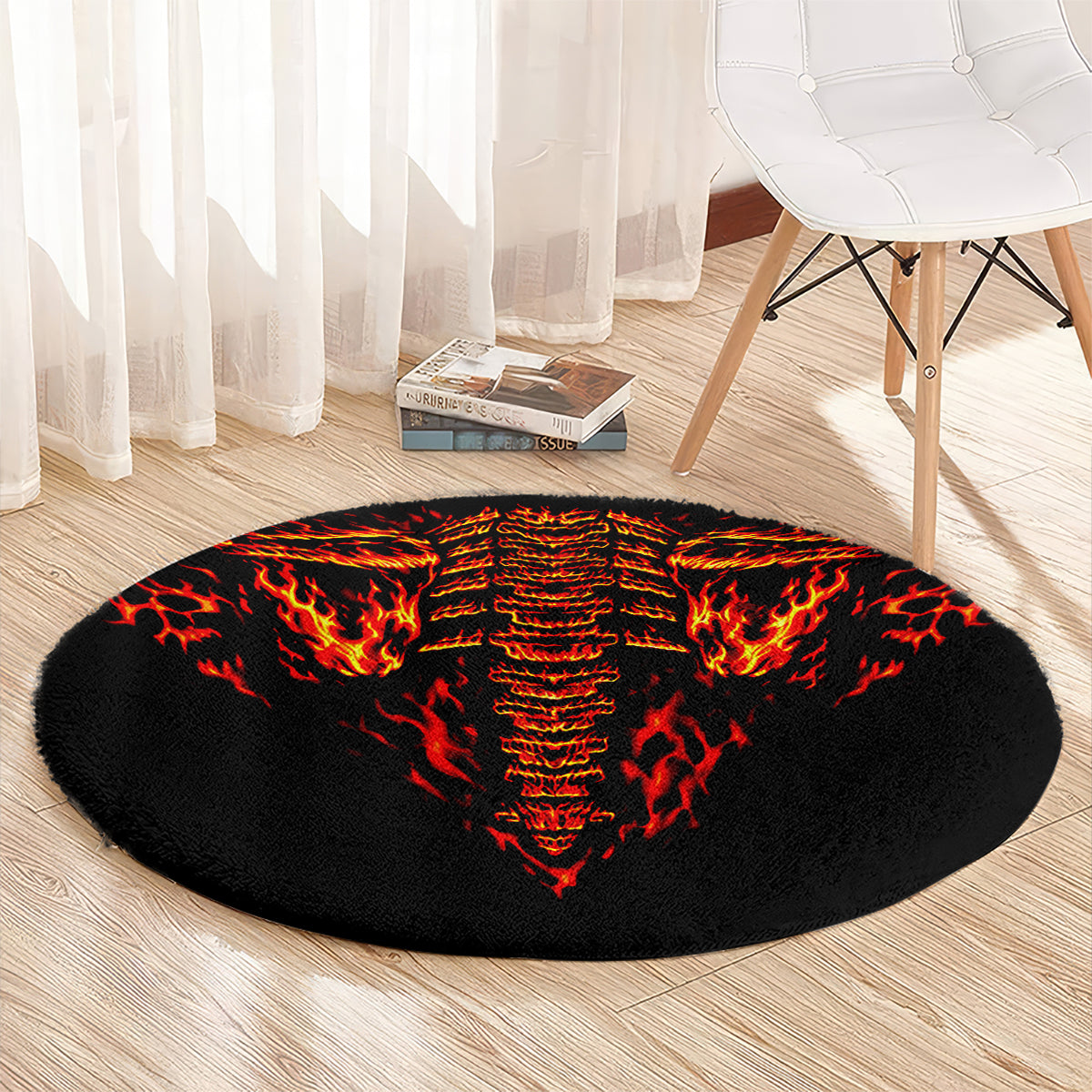 flame-skull-round-carpet-skull-face-inside-me