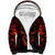 Flame Skull Sherpa Hoodie SKull Face Inside Me - Wonder Print Shop