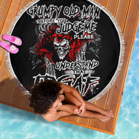 Skull Beach Blanket Before Your Judge Me Pls Understand - Wonder Print Shop