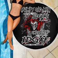 Skull Beach Blanket Before Your Judge Me Pls Understand - Wonder Print Shop