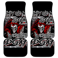 Skull Car Mats Before Your Judge Me Pls Understand - Wonder Print Shop