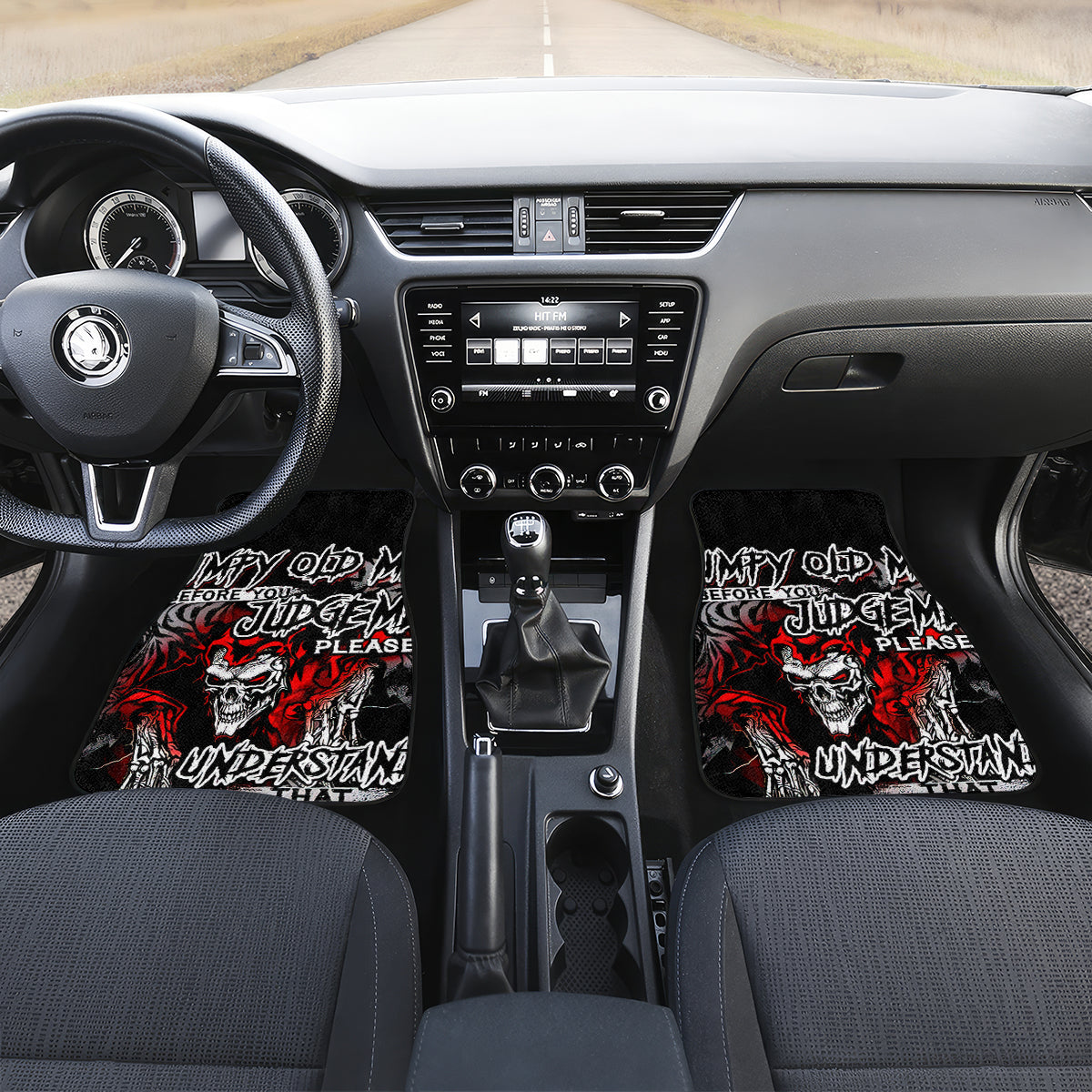 Skull Car Mats Before Your Judge Me Pls Understand - Wonder Print Shop
