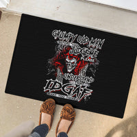 Skull Rubber Doormat Before Your Judge Me Pls Understand - Wonder Print Shop