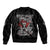 Skull Sleeve Zip Bomber Jacket Before Your Judge Me Pls Understand - Wonder Print Shop