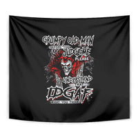 Skull Tapestry Before Your Judge Me Pls Understand - Wonder Print Shop