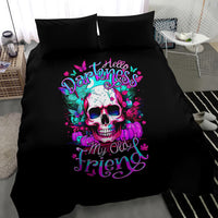 Skull Bedding Set Hello Darkness My Old Friend Pinky - Wonder Print Shop