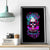 Skull Canvas Wall Art Hello Darkness My Old Friend Pinky - Wonder Print Shop