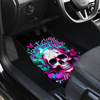 Skull Car Mats Hello Darkness My Old Friend Pinky - Wonder Print Shop