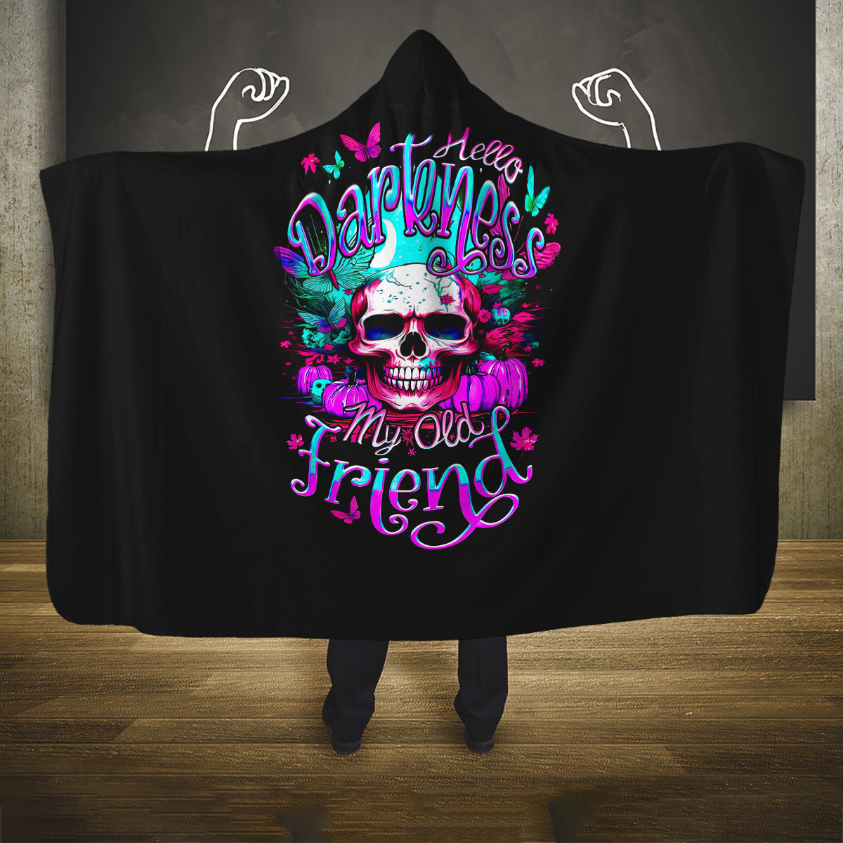 skull-hooded-blanket-hello-darkness-my-old-friend-pinky
