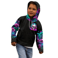 Skull Kid Hoodie Hello Darkness My Old Friend Pinky - Wonder Print Shop