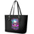 Skull Leather Tote Bag Hello Darkness My Old Friend Pinky - Wonder Print Shop