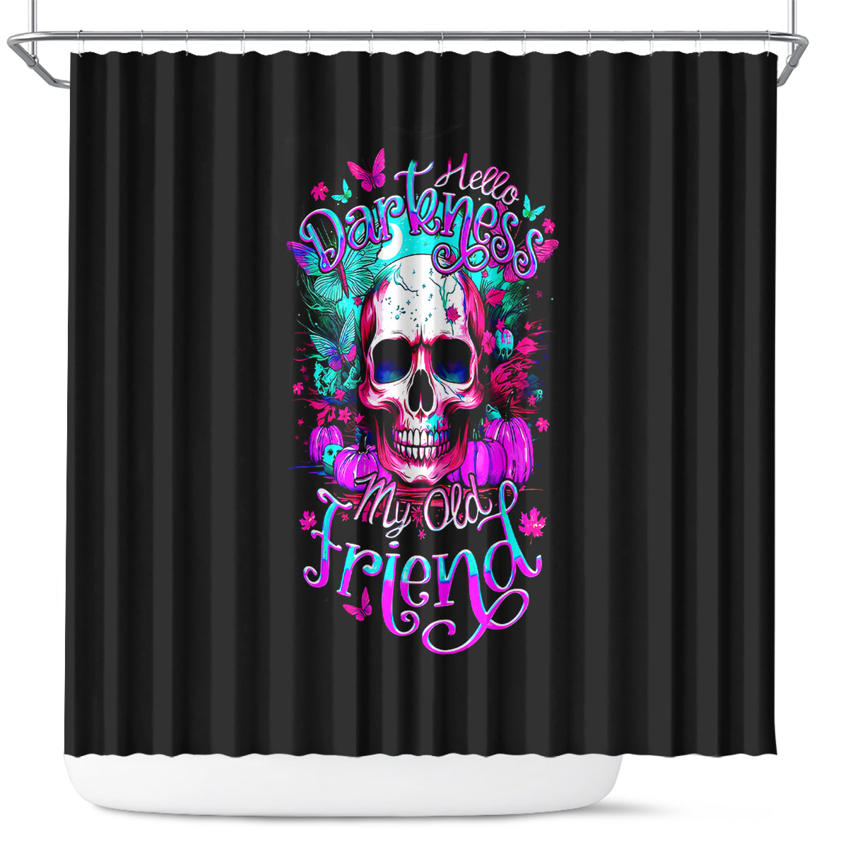 skull-shower-curtain-hello-darkness-my-old-friend-pinky