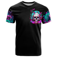 Skull T Shirt Hello Darkness My Old Friend Pinky - Wonder Print Shop