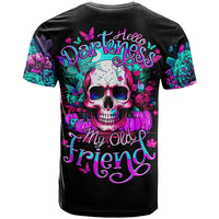 Skull T Shirt Hello Darkness My Old Friend Pinky - Wonder Print Shop