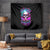 Skull Tapestry Hello Darkness My Old Friend Pinky - Wonder Print Shop
