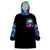 Skull Wearable Blanket Hoodie Hello Darkness My Old Friend Pinky - Wonder Print Shop