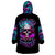 Skull Wearable Blanket Hoodie Hello Darkness My Old Friend Pinky - Wonder Print Shop