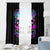 Skull Window Curtain Hello Darkness My Old Friend Pinky - Wonder Print Shop
