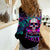 Skull Women Casual Shirt Hello Darkness My Old Friend Pinky - Wonder Print Shop