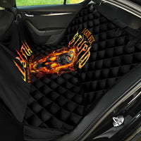 Flame Skull Back Car Seat Cover I Can Fix Stupid But That Hurt - Wonder Print Shop