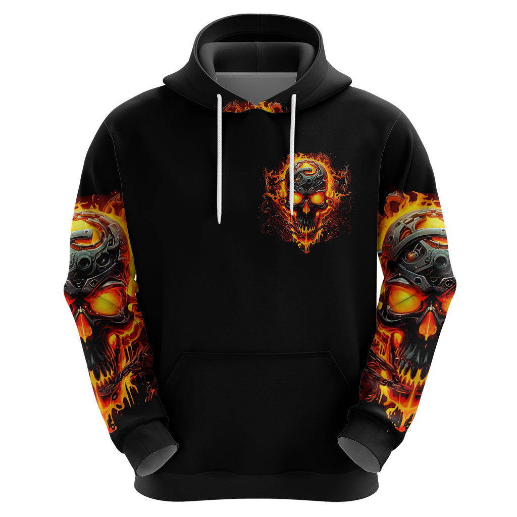 Flame Skull Hoodie I Can Fix Stupid But That Hurt - Wonder Print Shop