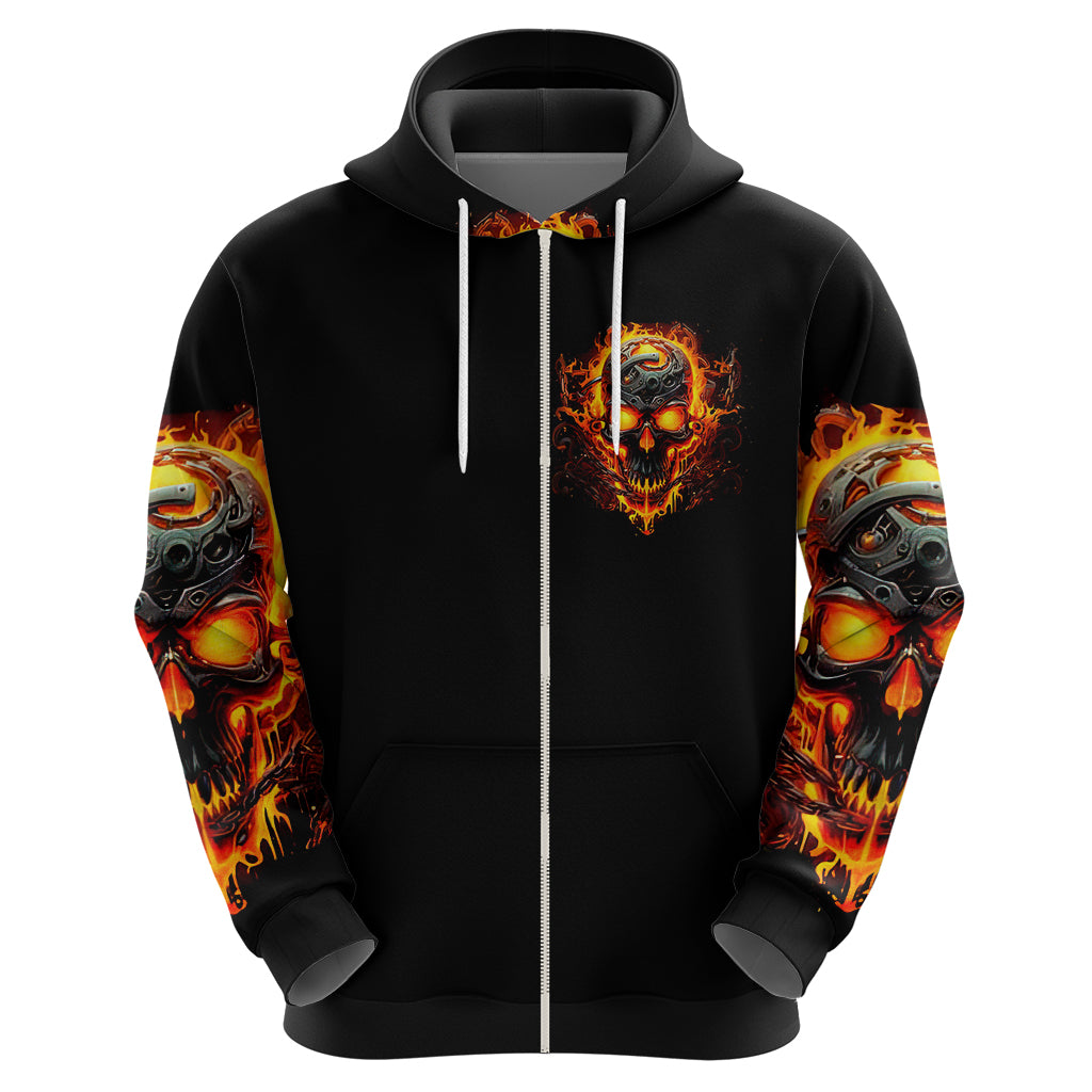 Flame Skull Hoodie I Can Fix Stupid But That Hurt - Wonder Print Shop