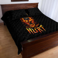 Flame Skull Quilt Bed Set I Can Fix Stupid But That Hurt - Wonder Print Shop