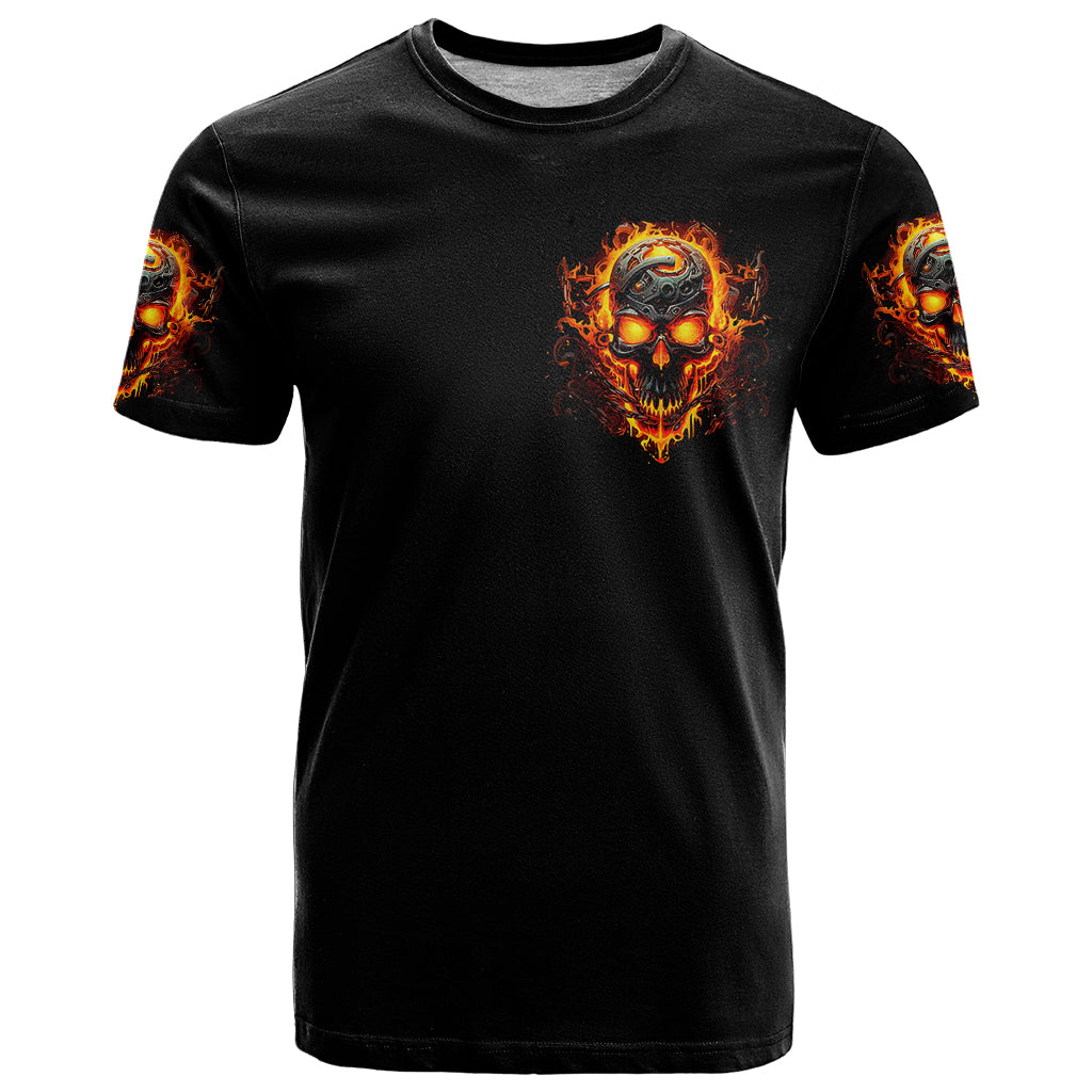 Flame Skull T Shirt I Can Fix Stupid But That Hurt - Wonder Print Shop