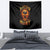 Flame Skull Tapestry I Can Fix Stupid But That Hurt - Wonder Print Shop