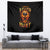 Flame Skull Tapestry I Can Fix Stupid But That Hurt - Wonder Print Shop