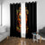 Flame Skull Window Curtain I Can Fix Stupid But That Hurt - Wonder Print Shop