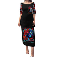 Skull Rose Puletasi I Love My Curve My Tattoo My Imperfection - Wonder Print Shop