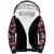 Skull Rose Sherpa Hoodie I Love My Curve My Tattoo My Imperfection - Wonder Print Shop