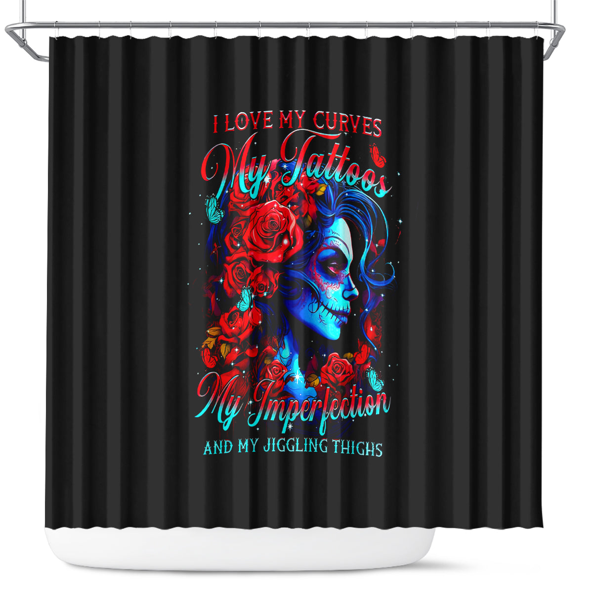 skull-rose-shower-curtain-i-love-my-curve-my-tattoo-my-imperfection