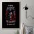 Blood Skull Canvas Wall Art I Never Alone My Demon With Me 24/7 - Wonder Print Shop
