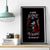 Blood Skull Canvas Wall Art I Never Alone My Demon With Me 24/7 - Wonder Print Shop