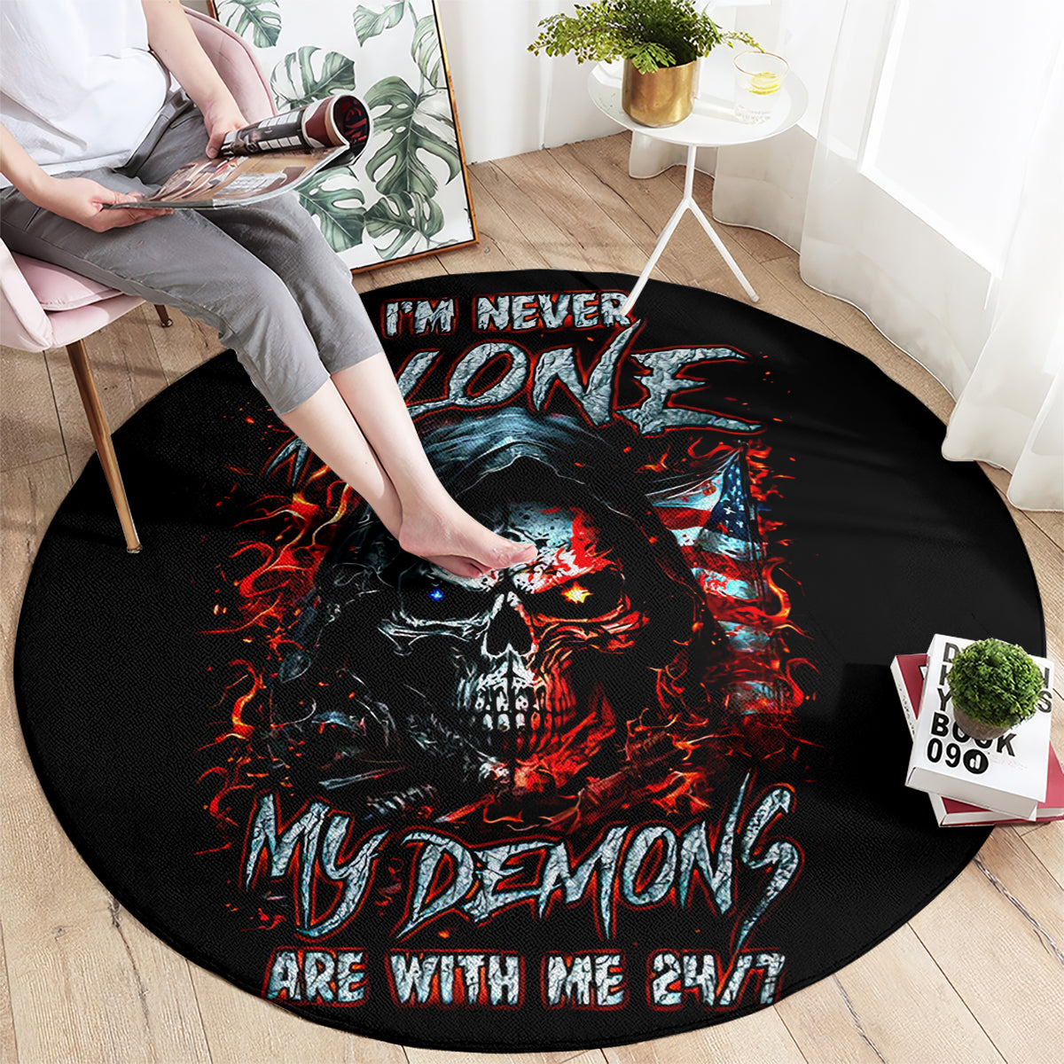 blood-skull-round-carpet-i-never-alone-my-demon-with-me-247