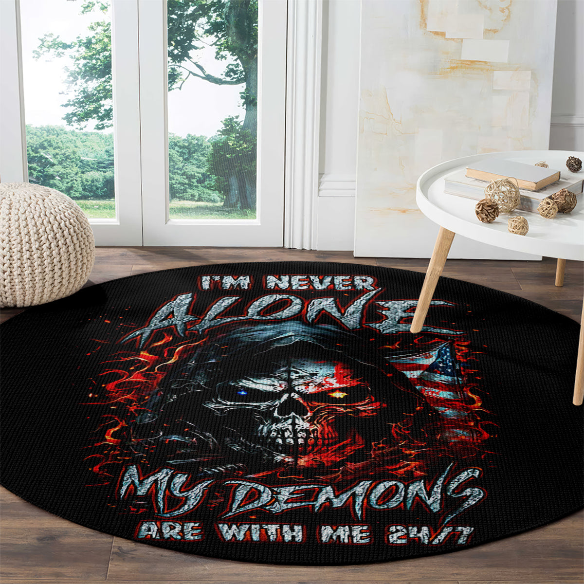 blood-skull-round-carpet-i-never-alone-my-demon-with-me-247