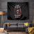 Blood Skull Tapestry I Never Alone My Demon With Me 24/7 - Wonder Print Shop