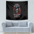 Blood Skull Tapestry I Never Alone My Demon With Me 24/7 - Wonder Print Shop