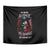 Blood Skull Tapestry I Never Alone My Demon With Me 24/7 - Wonder Print Shop