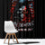 Blood Skull Window Curtain I Never Alone My Demon With Me 24/7 - Wonder Print Shop