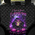 Purple Skull Back Car Seat Cover I Talk I Smile But Be Carefull When I SIlent - Wonder Print Shop