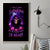 Purple Skull Canvas Wall Art I Talk I Smile But Be Carefull When I SIlent - Wonder Print Shop