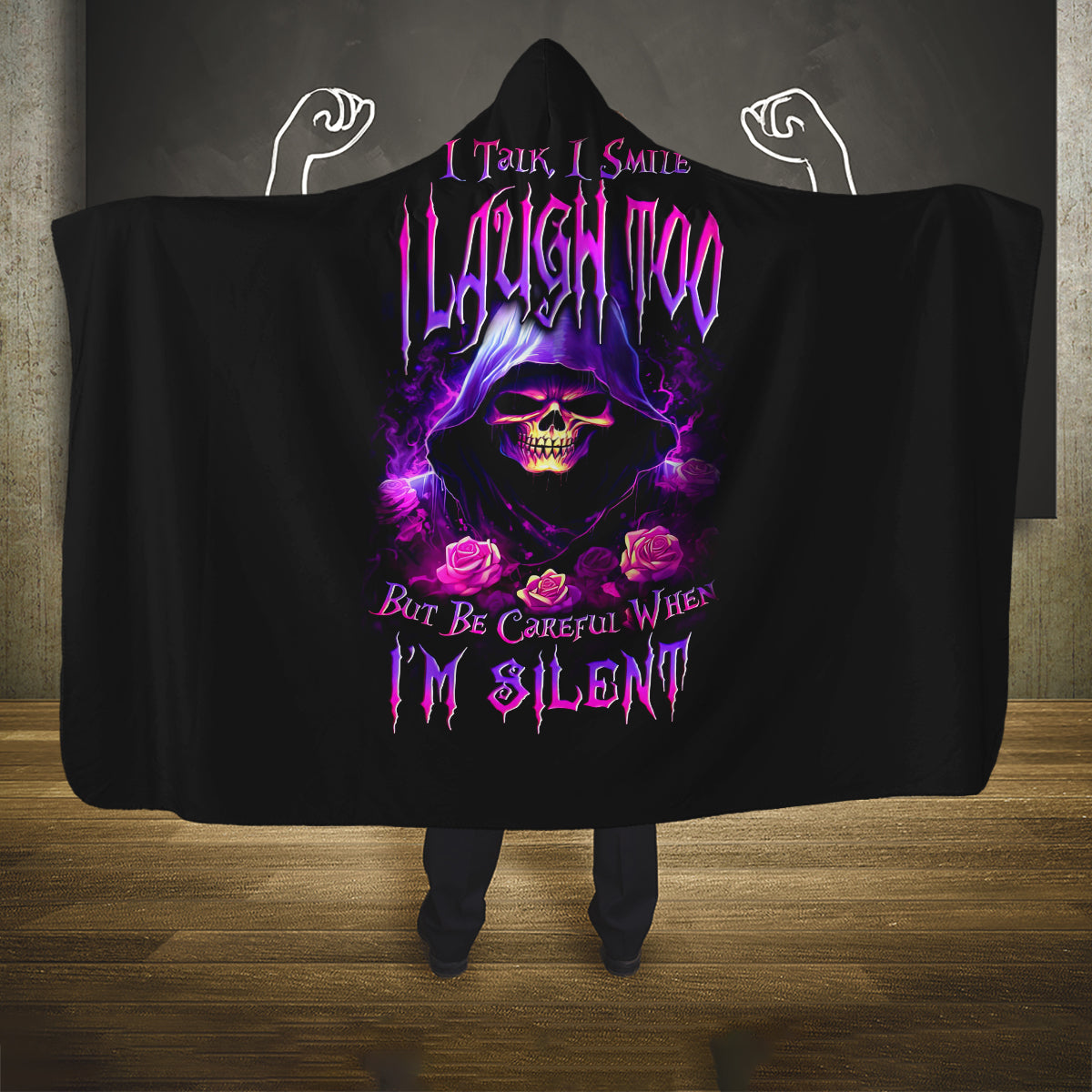 purple-skull-hooded-blanket-i-talk-i-smile-but-be-carefull-when-i-silent