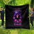 Purple Skull Quilt I Talk I Smile But Be Carefull When I SIlent - Wonder Print Shop