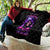 Purple Skull Quilt I Talk I Smile But Be Carefull When I SIlent - Wonder Print Shop