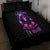 Purple Skull Quilt Bed Set I Talk I Smile But Be Carefull When I SIlent - Wonder Print Shop