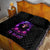 Purple Skull Quilt Bed Set I Talk I Smile But Be Carefull When I SIlent - Wonder Print Shop